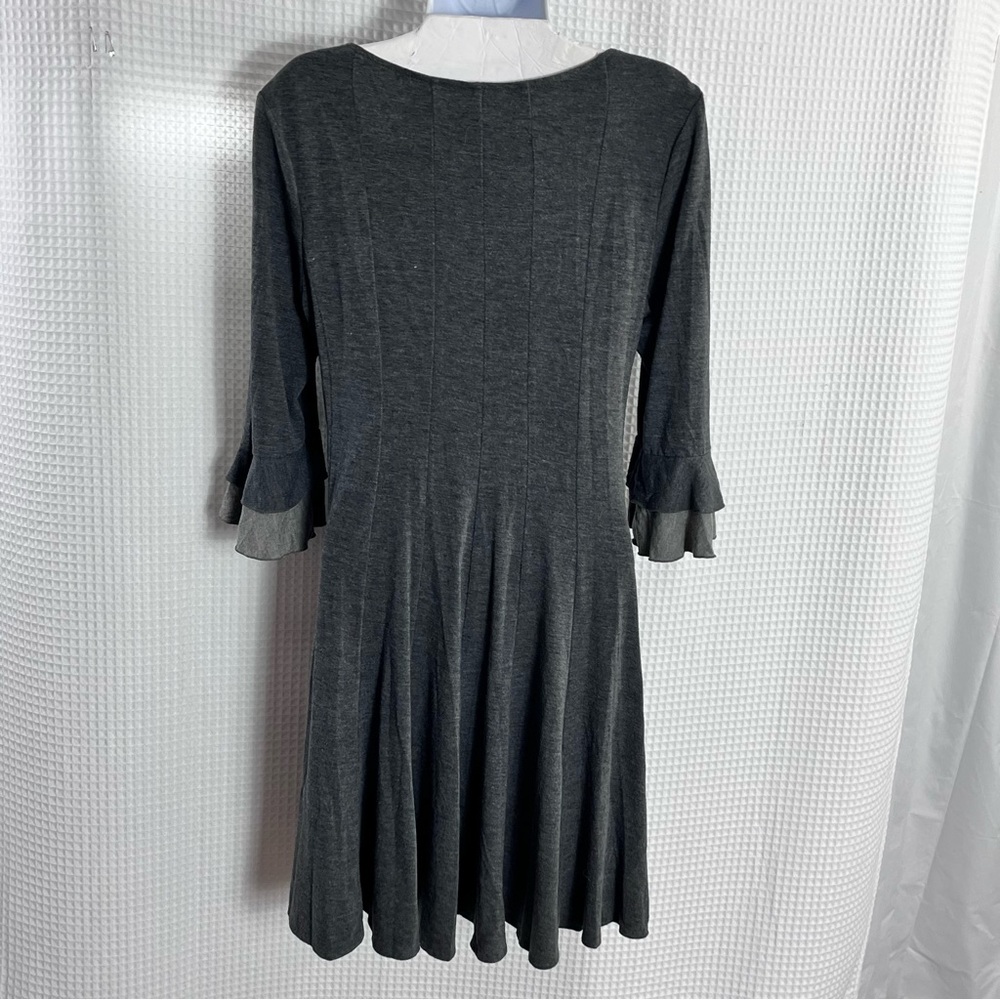 Rabbit Rabbit Rabbit Charcoal Ruffle Dress size 14 - Picture 6 of 8